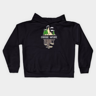 Environmental Activist - Choose Nature Kids Hoodie